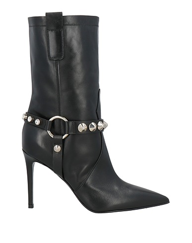 LELLA BALDI Ankle boot Black Calfskin