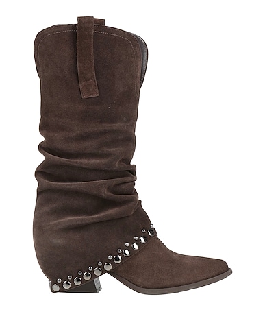 OVYÉ Boots Khaki Leather