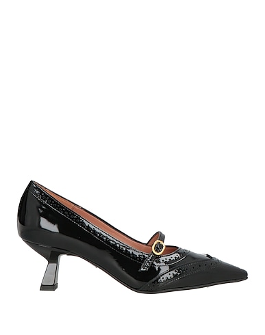 OVYÉ Court Black Leather