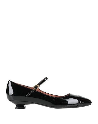 OVYÉ Ballet flats Black Leather