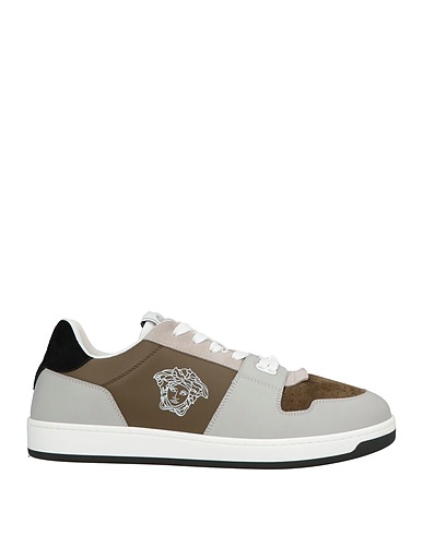 VERSACE Sneakers Khaki Leather