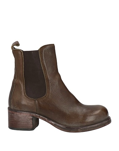 MOMA Ankle boot Military green Leather