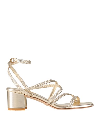 STUART WEITZMAN Sandals Gold Leather