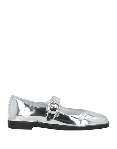 STUART WEITZMAN Ballerinas Silber Leder