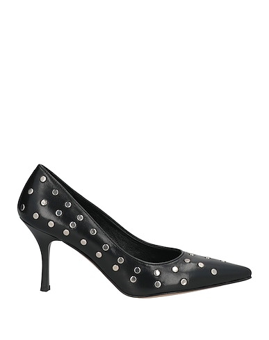 OVYÉ Court Black Calfskin