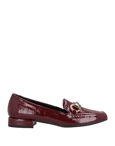 NILA & NILA Loafers Burgundy Textile fibres