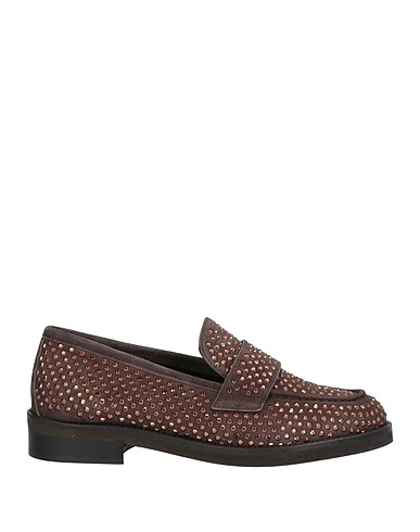 NILA & NILA Loafers Dark brown Leather
