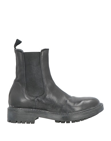 MOMA Stiefelette Schwarz Leder