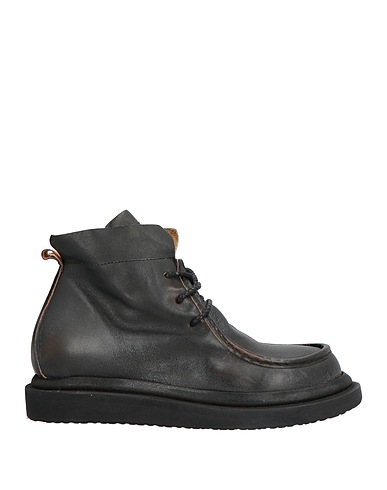 MOMA Stiefelette Schwarz Leder