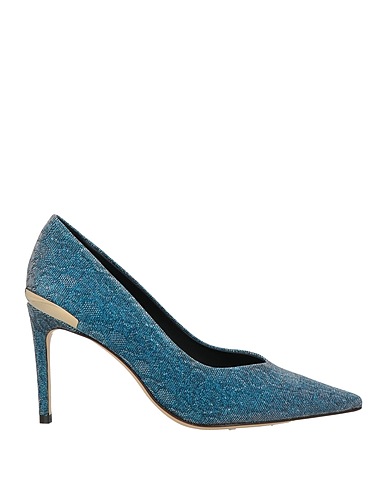 LUCIANO PADOVAN Décolleté Azzurro Fibre tessili