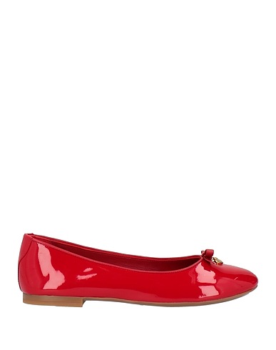 DOLCE&GABBANA Ballet flats Red 63% Calfskin, 37% Lambskin