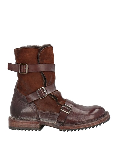 MOMA Ankle boot Dark brown Leather