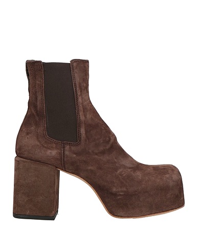 MOMA Stiefelette Dunkelbraun Leder