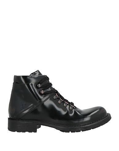 MOMA Stiefelette Schwarz Leder