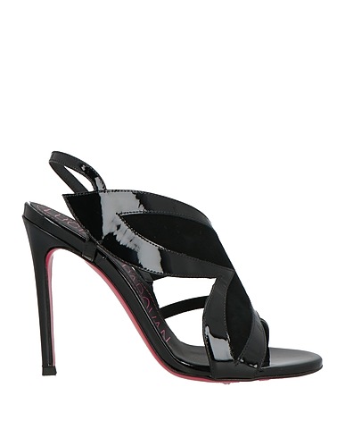 LUCIANO PADOVAN Sandals Black Leather