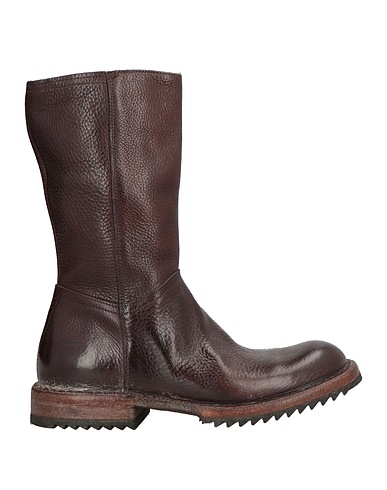 MOMA Ankle boot Dark brown Leather