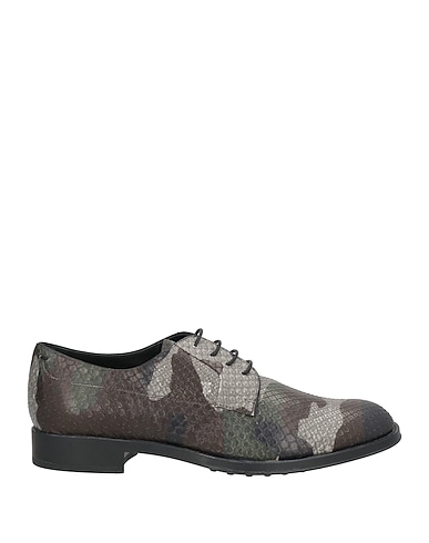 TOD'S Laced shoes Dark brown Leather