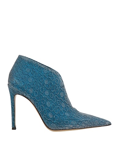 LUCIANO PADOVAN Ankle boot Azure Textile fibers