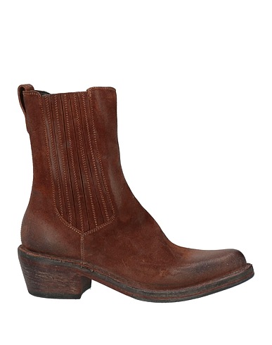 MOMA Ankle boot Dark brown Leather
