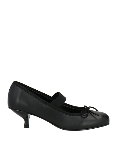 OVYÉ Court Black Leather