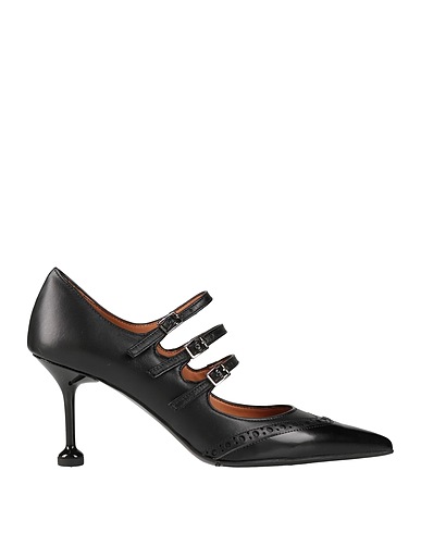 OVYÉ Court Black Leather