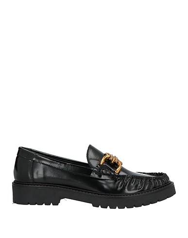 OVYÉ Loafers Black Textile fibres