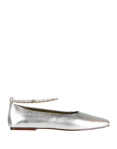 MARIA LUCA Ballet flats Silver Leather