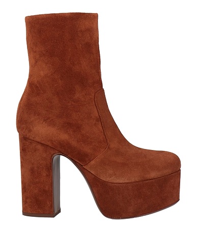 CASADEI Ankle boot Tan Leather