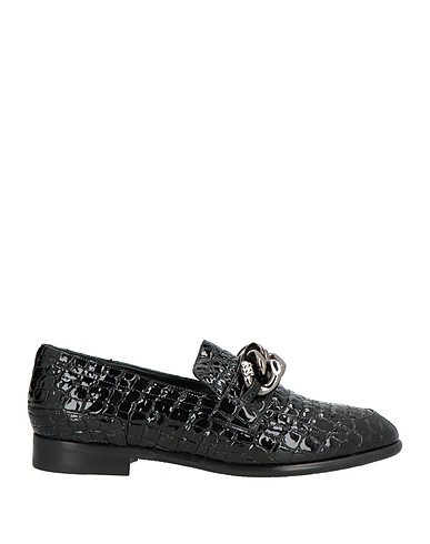 CASADEI Loafers Black Leather