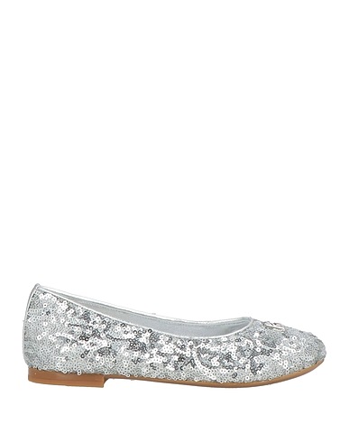 DOLCE&GABBANA Formal shoes Silver 69% Polyester, 31% Lambskin