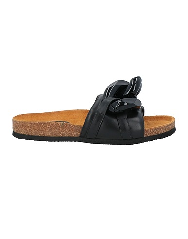 JW ANDERSON Sandals Black 100% Calfskin