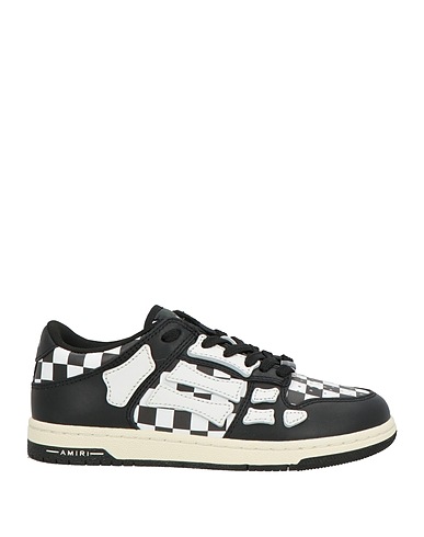 AMIRI Sneakers Black Leather, Textile fibres