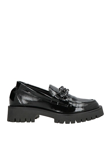 IODEA Loafers Black Textile fibres