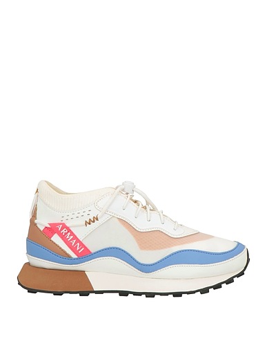 ARMANI EXCHANGE Sneakers White Textile fibres