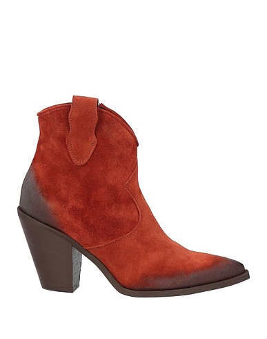OVYÉ Ankle boot Rust Leather