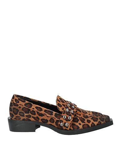 DIVINE FOLLIE Loafers Camel Leather