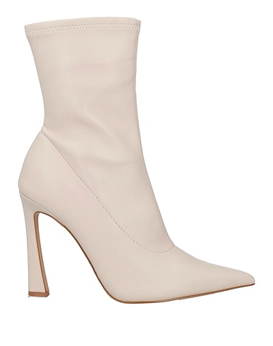 STEVE MADDEN ショートブーツ アイボリー 紡績繊維