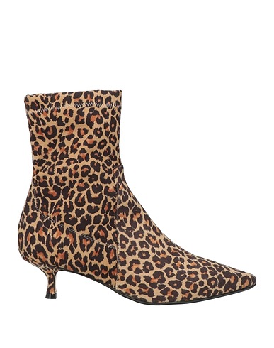 ANNA F. Ankle boot Sand Leather