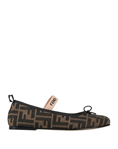 FENDI フォーマルシューズ KIDS ブラウン 紡績繊維