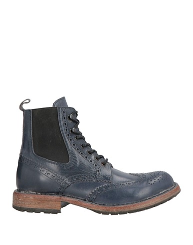 MOMA Ankle boot Navy Leather