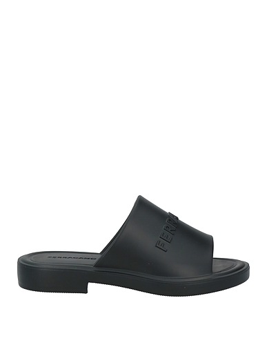 FERRAGAMO Sandals Black Rubber