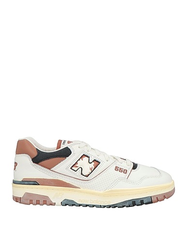 NEW BALANCE Sneakers White Leather