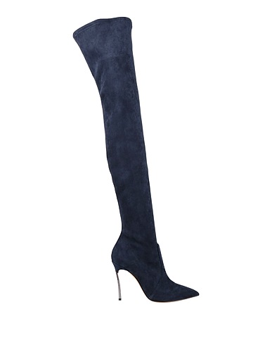 CASADEI Stivali Blu notte Fibre tessili