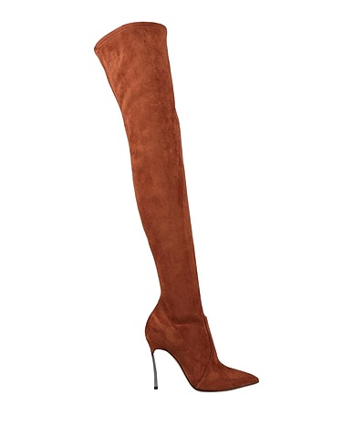 CASADEI Stivali Marrone Fibre tessili