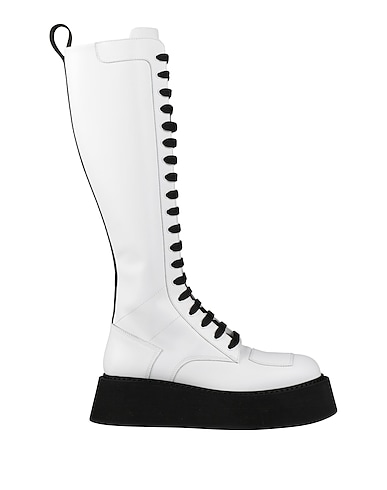 GCDS Boots White Leather