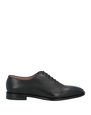 MANOLO BLAHNIK Laced shoes Black Leather