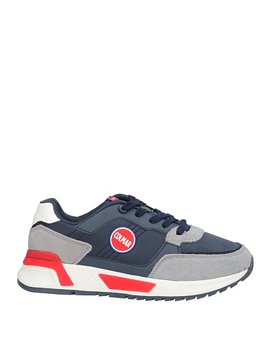 COLMAR Sneakers Navy blue Leather, Textile fibres