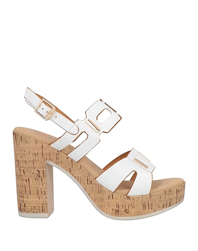 REPO Sandals White Leather