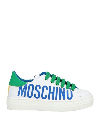 MOSCHINO TEEN Sneakers White Leather