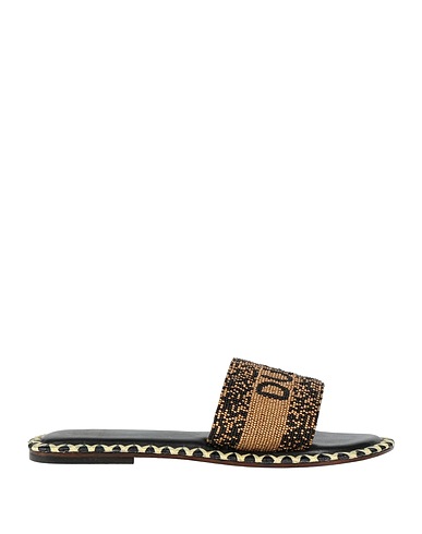 DE SIENA Sandali Nero Fibre tessili